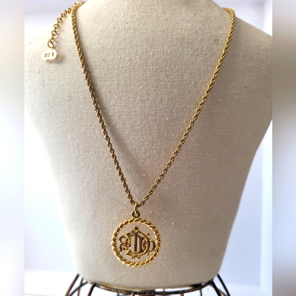 Christian Dior Gold Plated Necklace